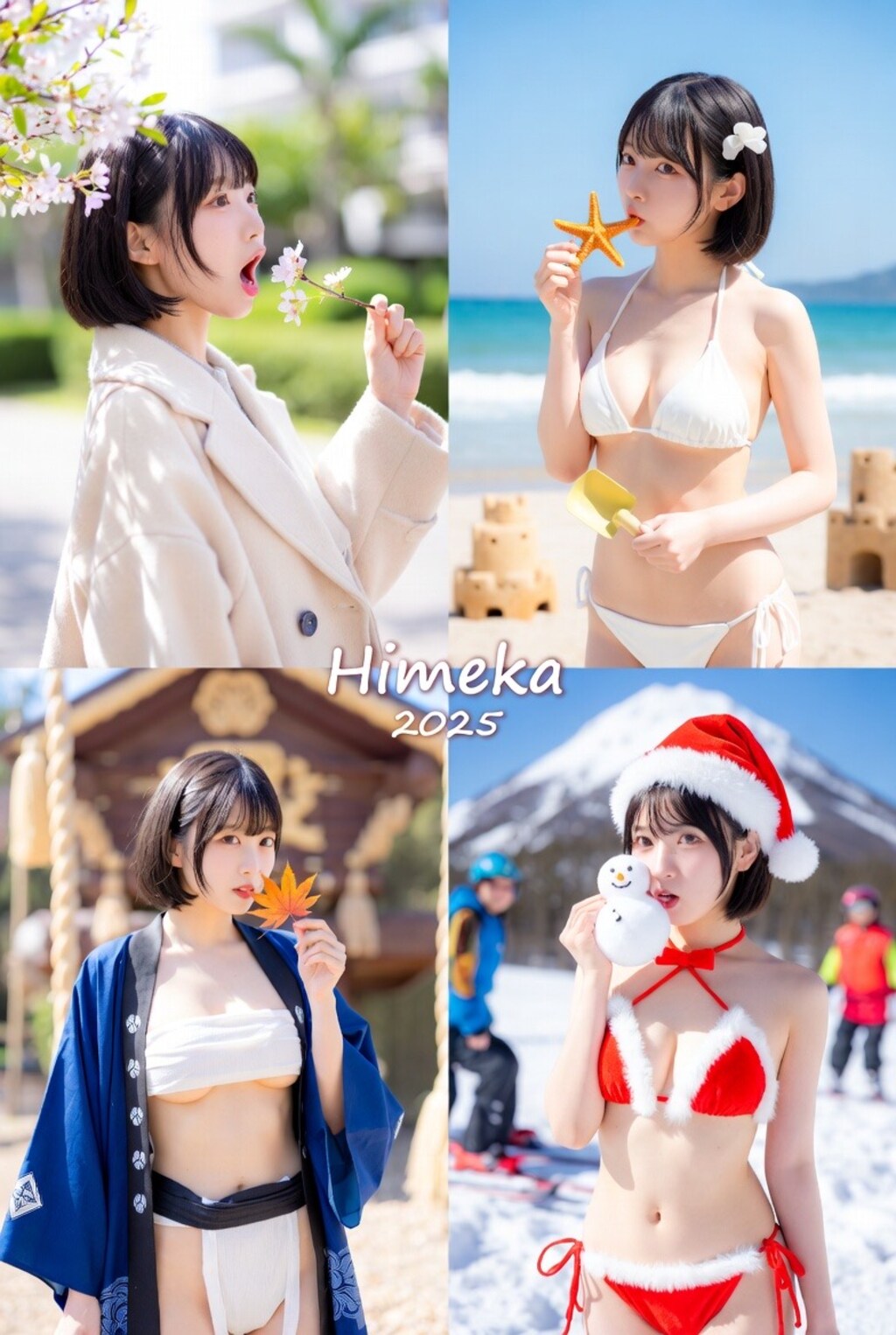 架空アイドルの1年イベントコラージュを生成するんだ