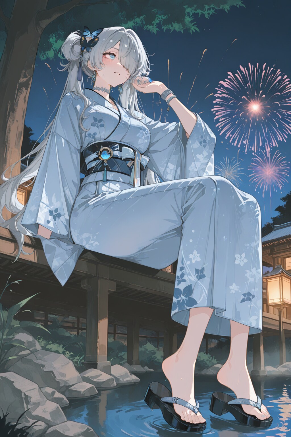花火始まっちゃった💕