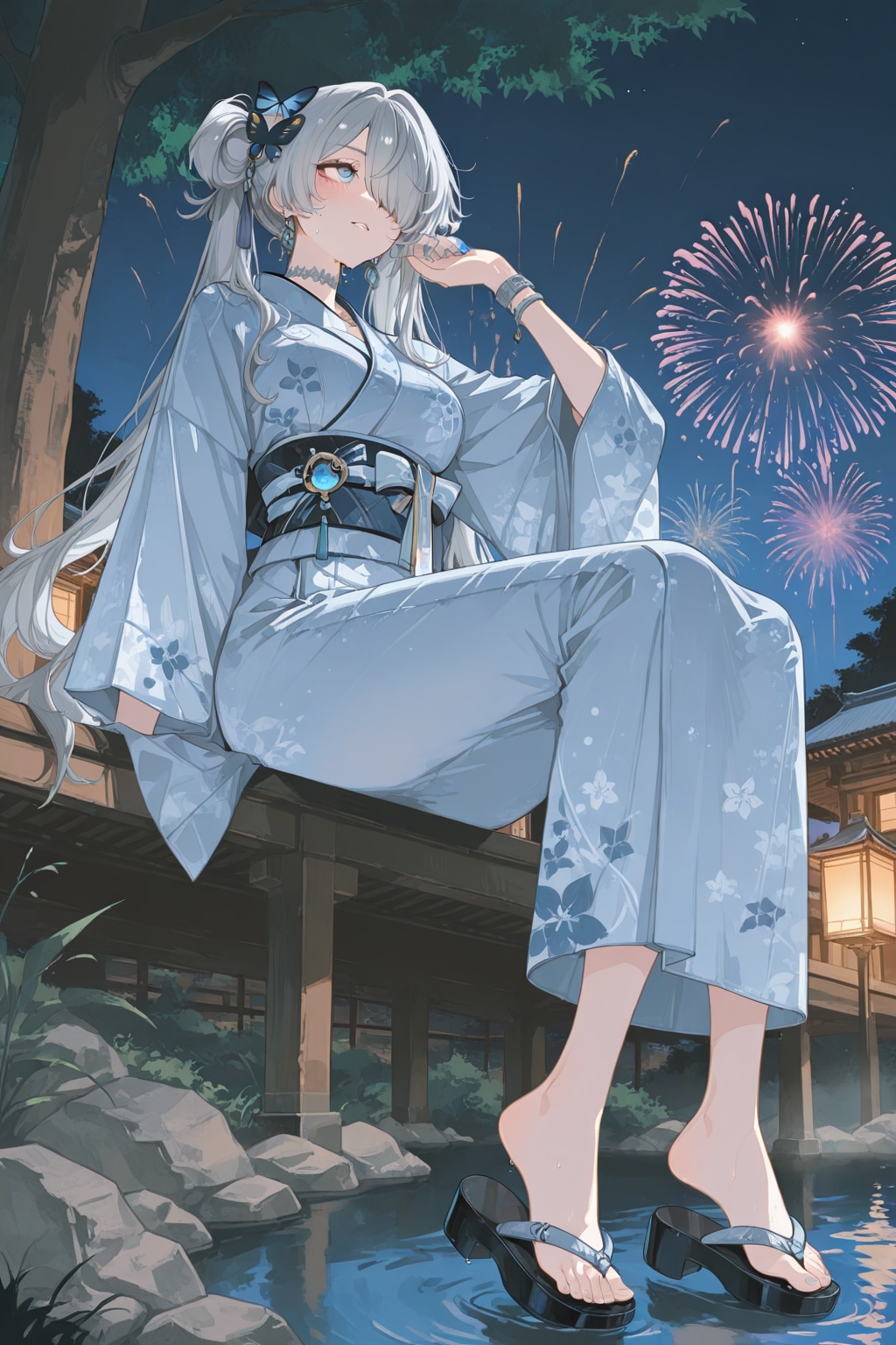 花火始まっちゃった💕