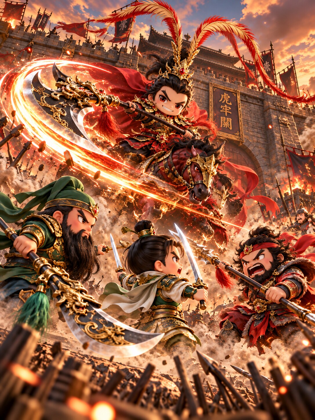 虎牢関の戦い | の人気AIイラスト・グラビア
