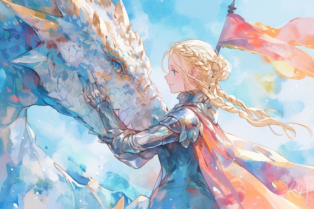 ドラゴンと少女（竜騎士）04