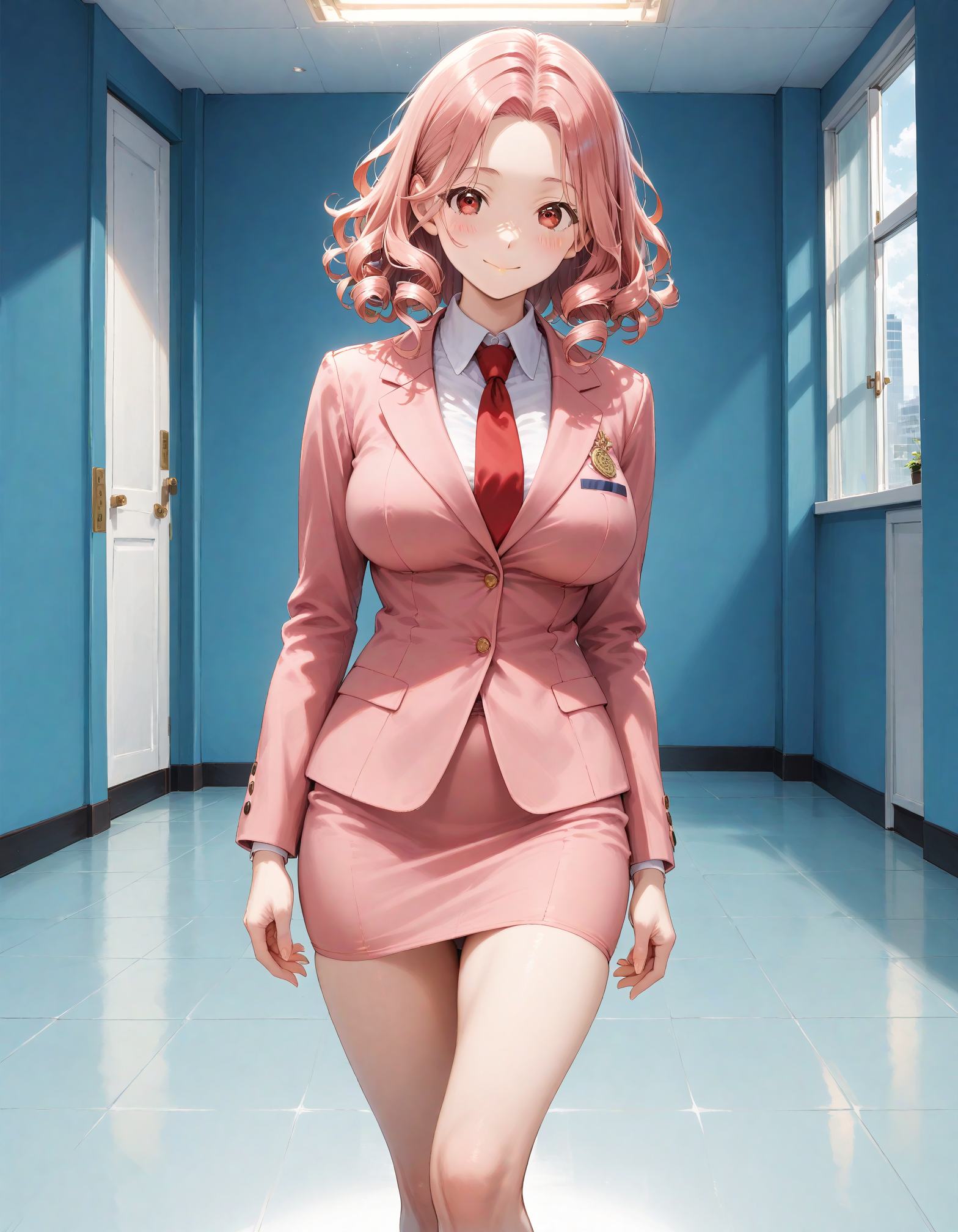 ピンクスーツ | の人気AIイラスト・グラビア