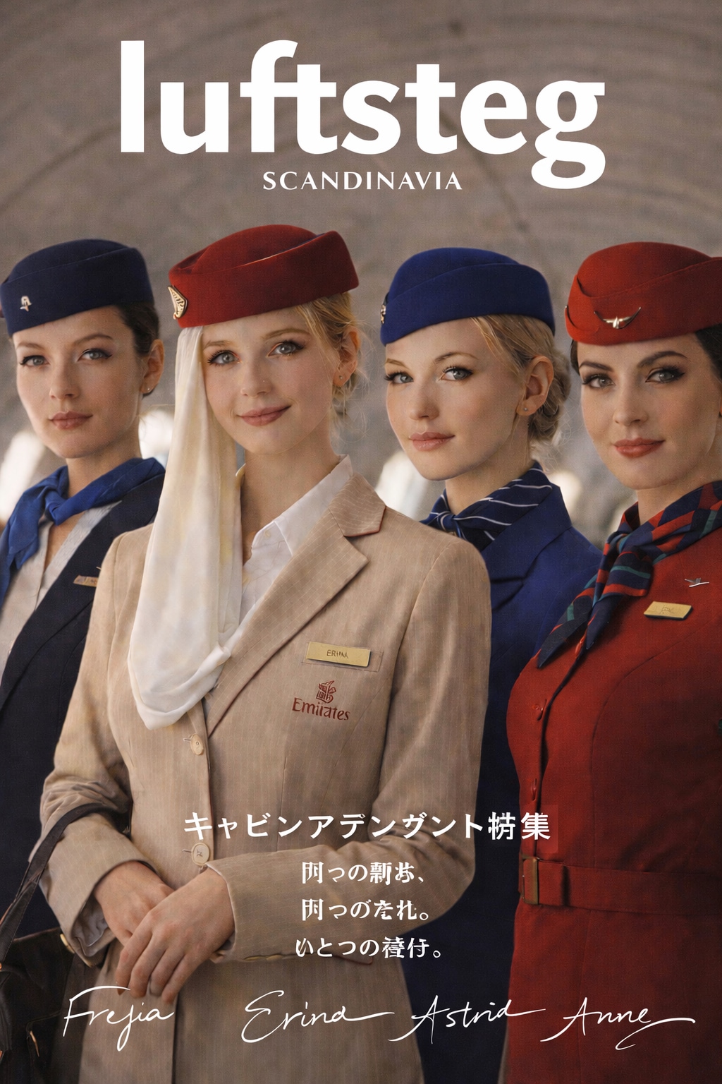 ルフトステーグ誌 キャビンアテンダント特集