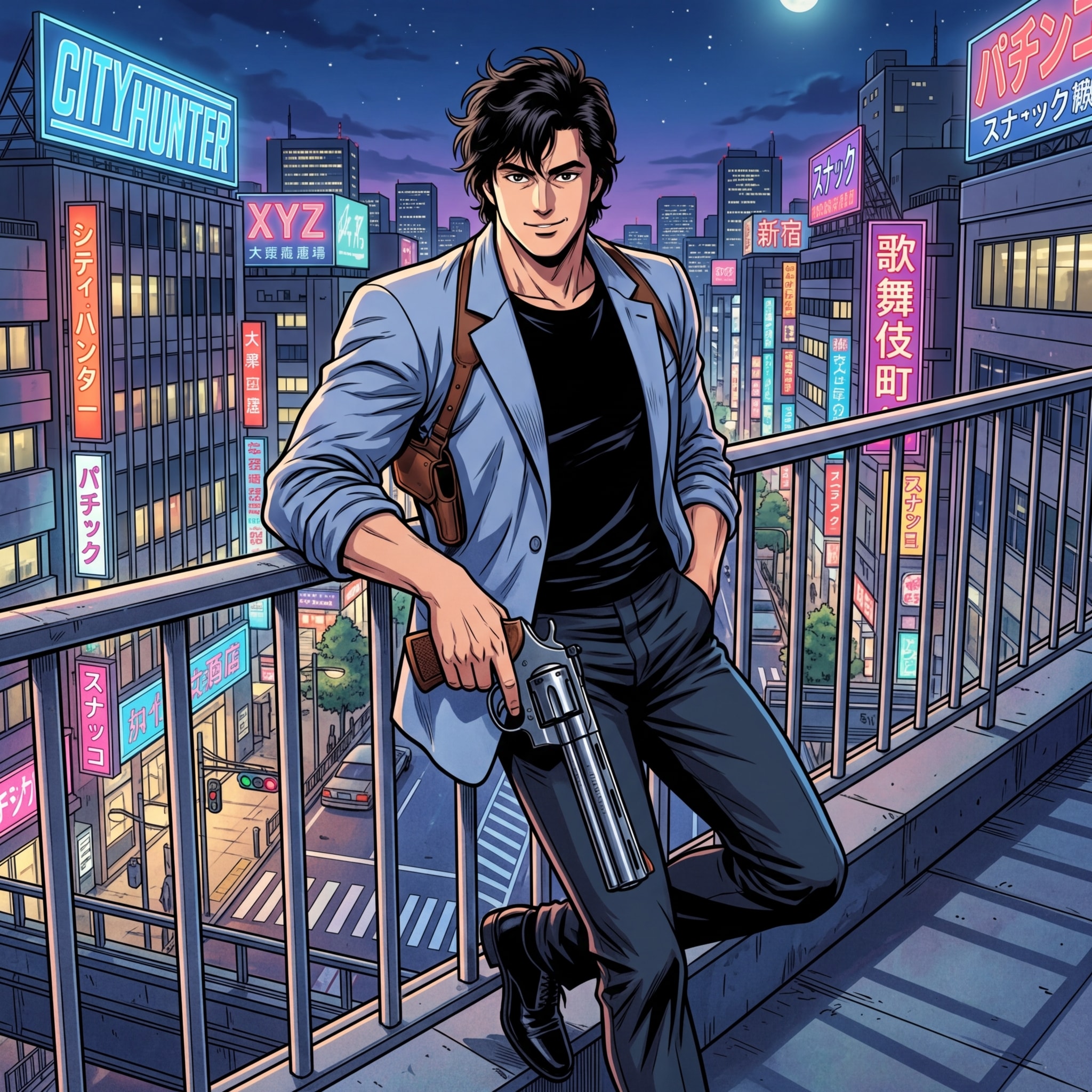 冴羽獠 | の人気AIイラスト・グラビア