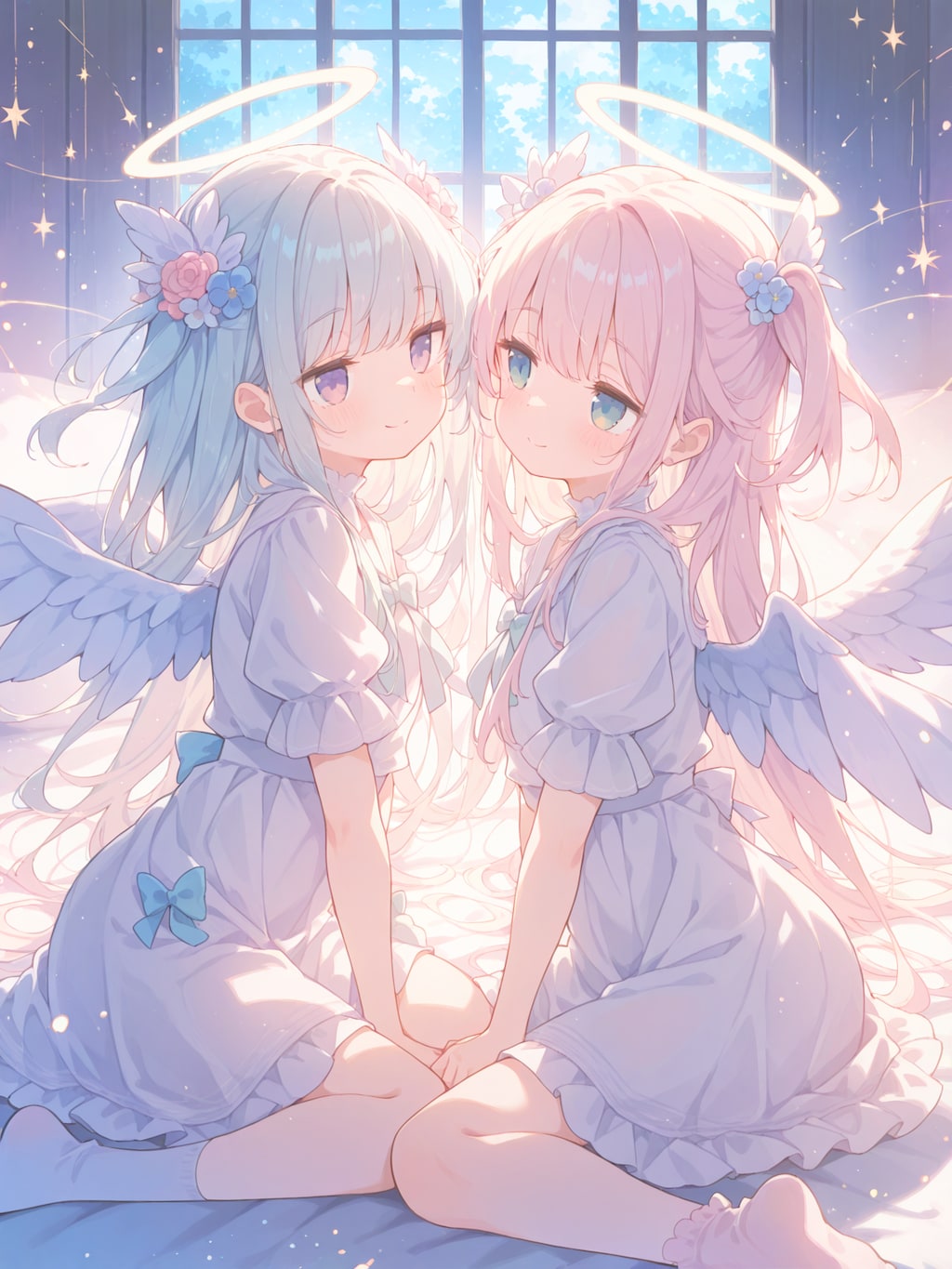 ジト目ツインエンジェル