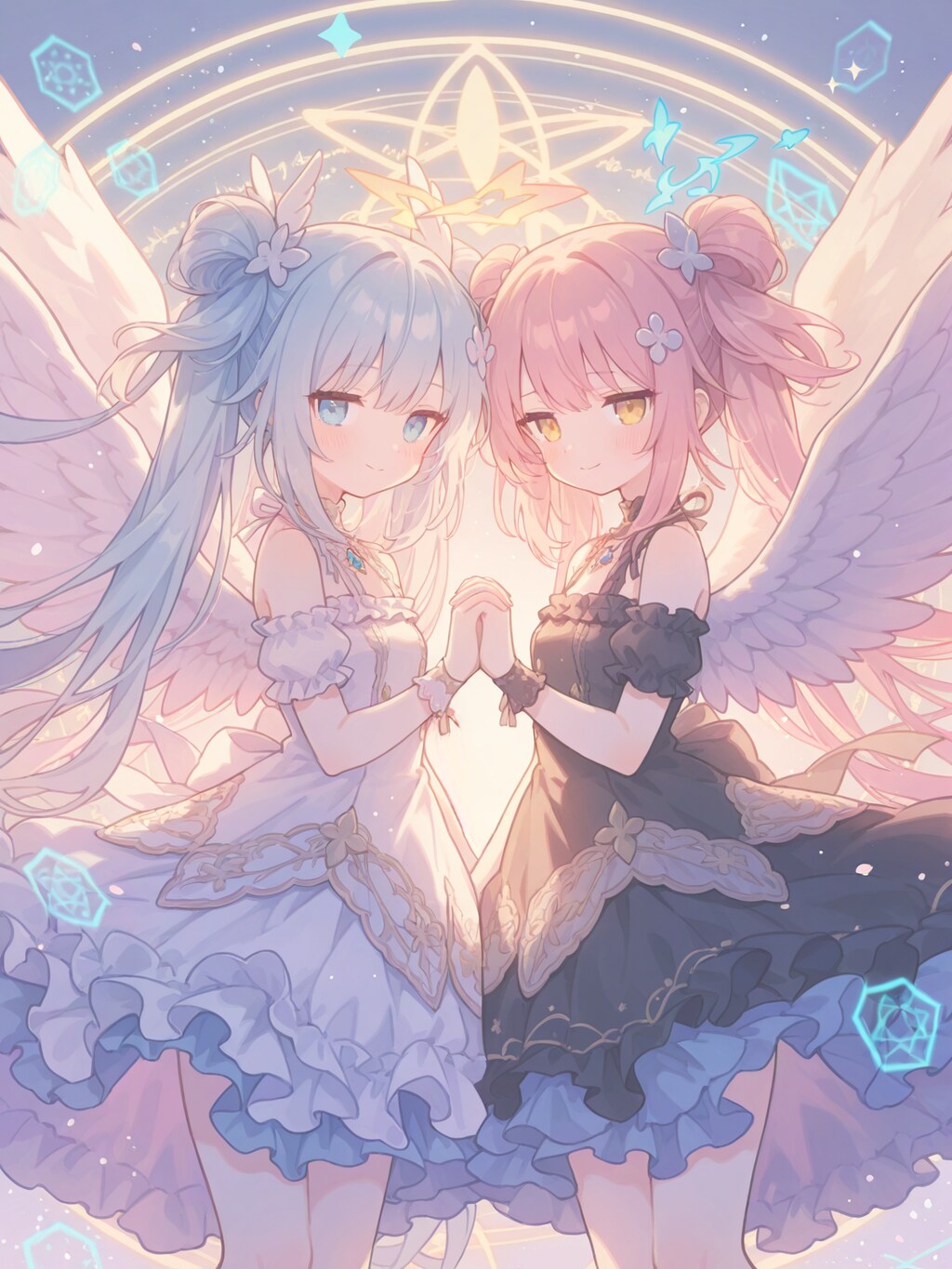 ジト目ツインエンジェル