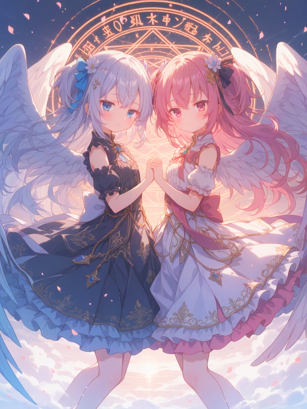 ジト目ツインエンジェル