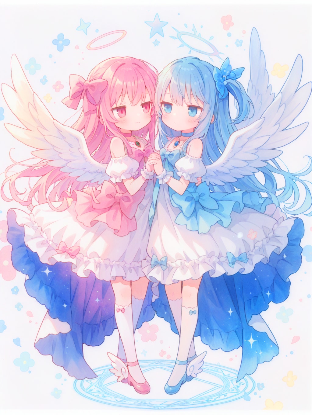 ジト目ツインエンジェル