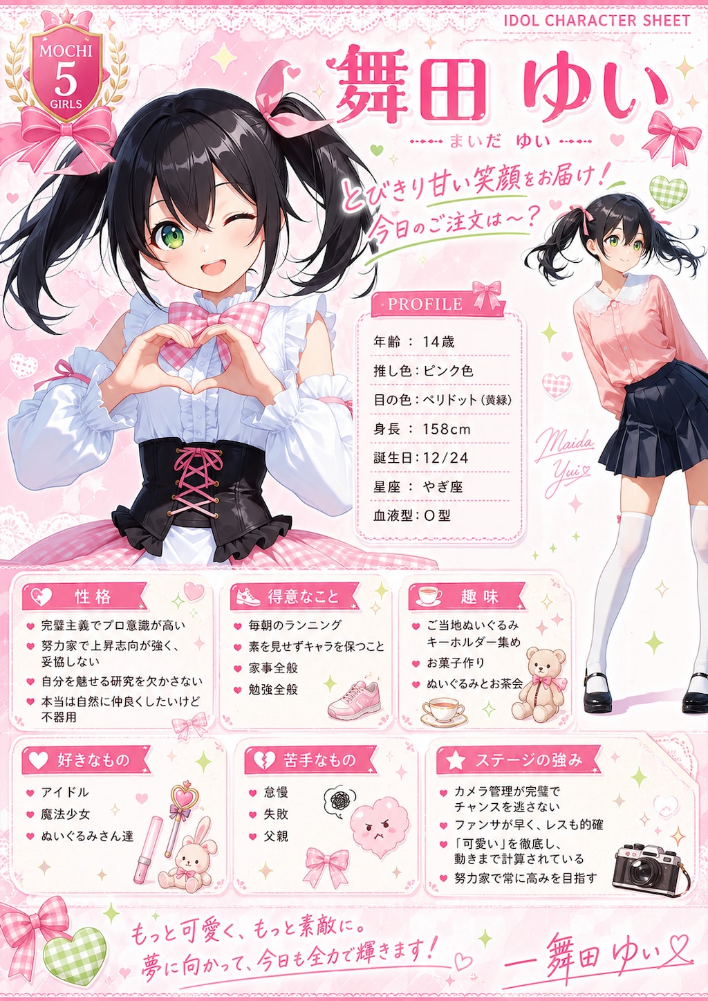 うちの子キャラクターシート✨