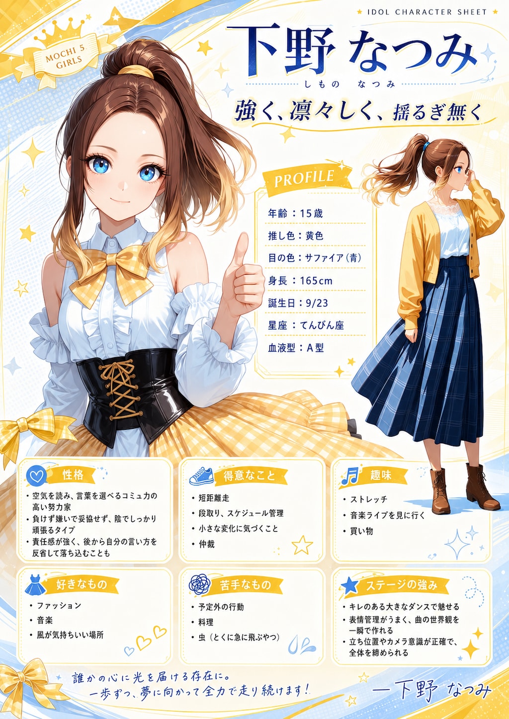 うちの子キャラクターシート✨