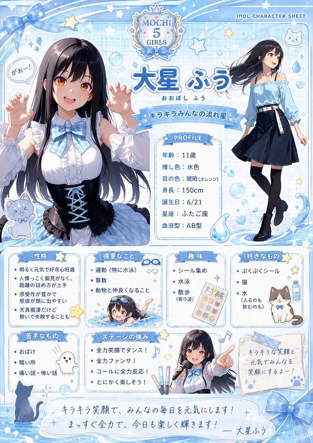 うちの子キャラクターシート✨