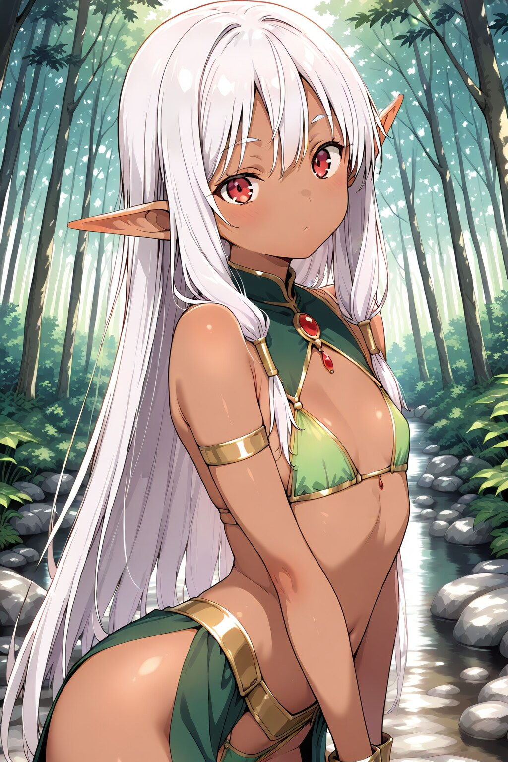 美少女ダークエルフ