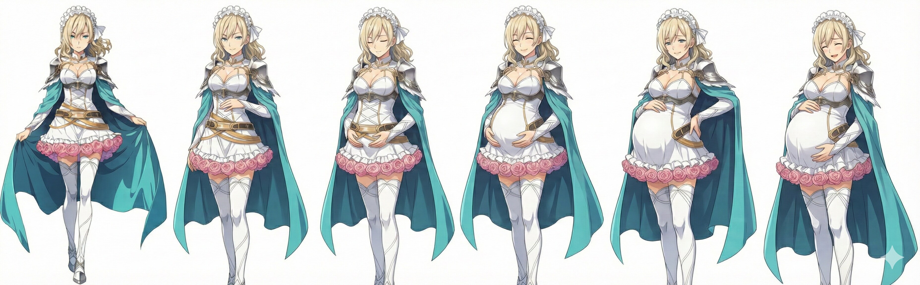 薔薇騎士ちゃんのお腹