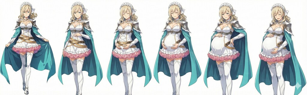 薔薇騎士ちゃんのお腹
