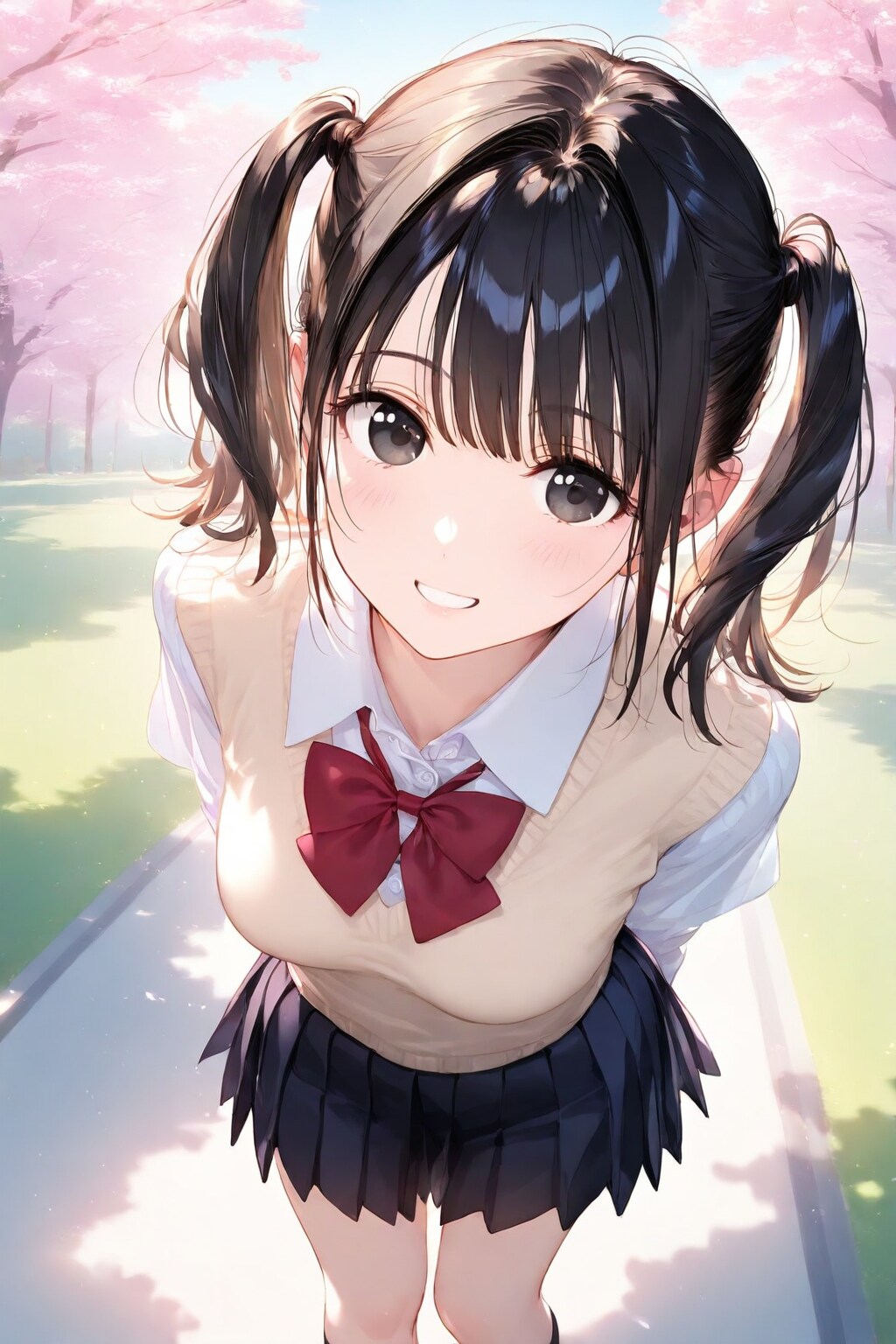 花見に来てるのに、魔に見てるのかなぁ～？。あ、間違えたｗ。