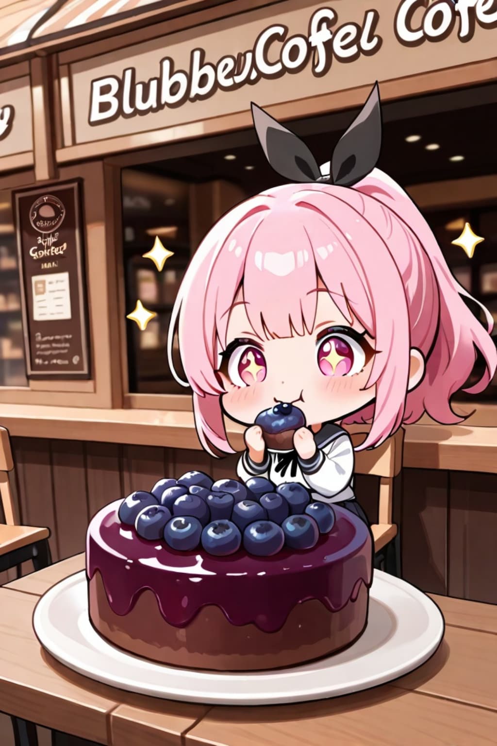 ブルーベリースイーツとALTAIRちゃん