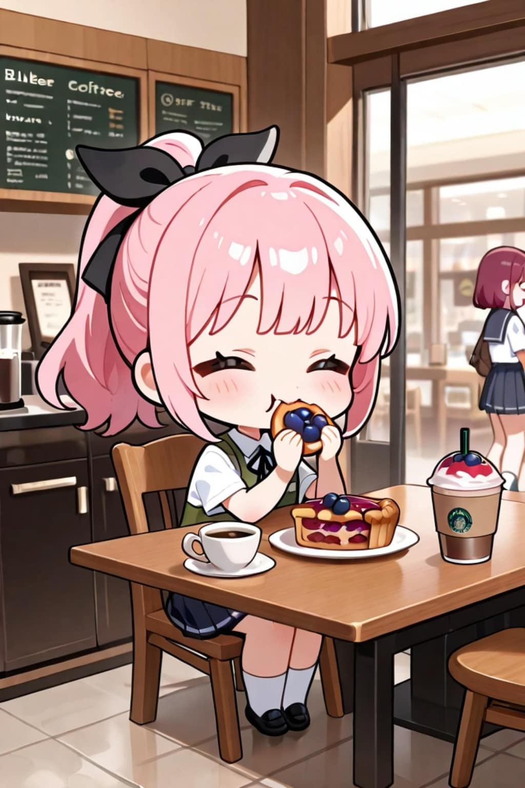 ブルーベリースイーツとALTAIRちゃん