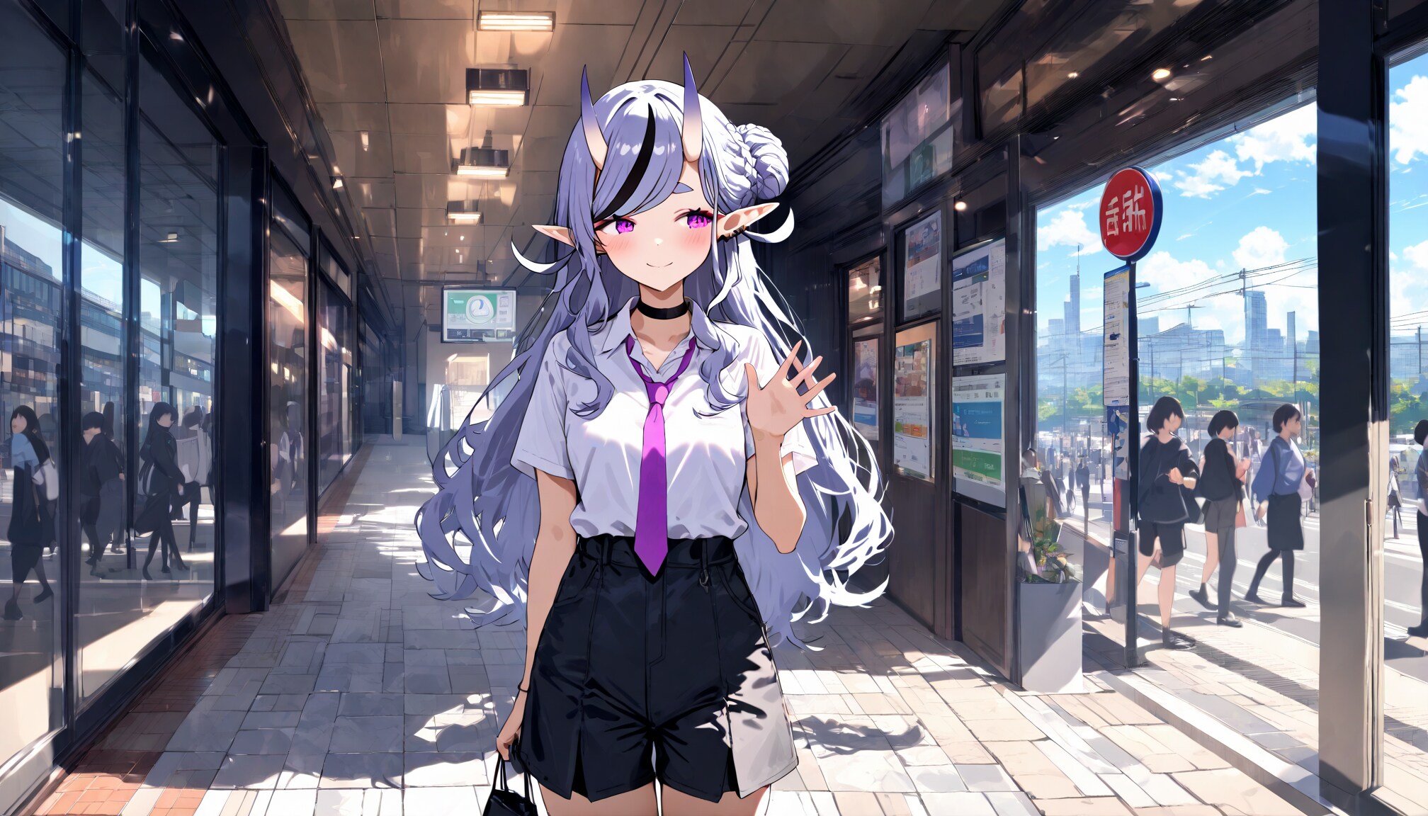 待ち合わせ - 竜胆尊 / にじさんじ | の人気AIイラスト・グラビア