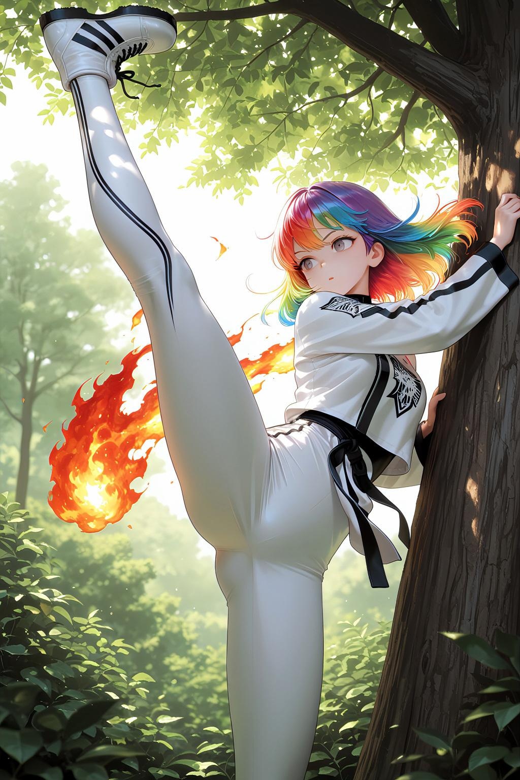 ちちぷい感謝のハイキック