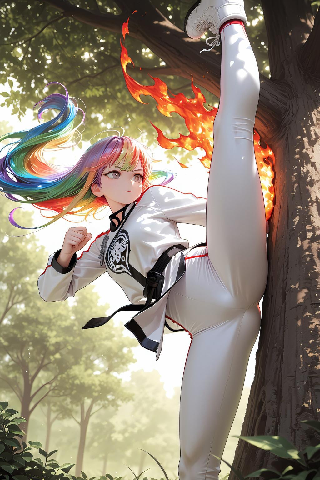 ちちぷい感謝のハイキック