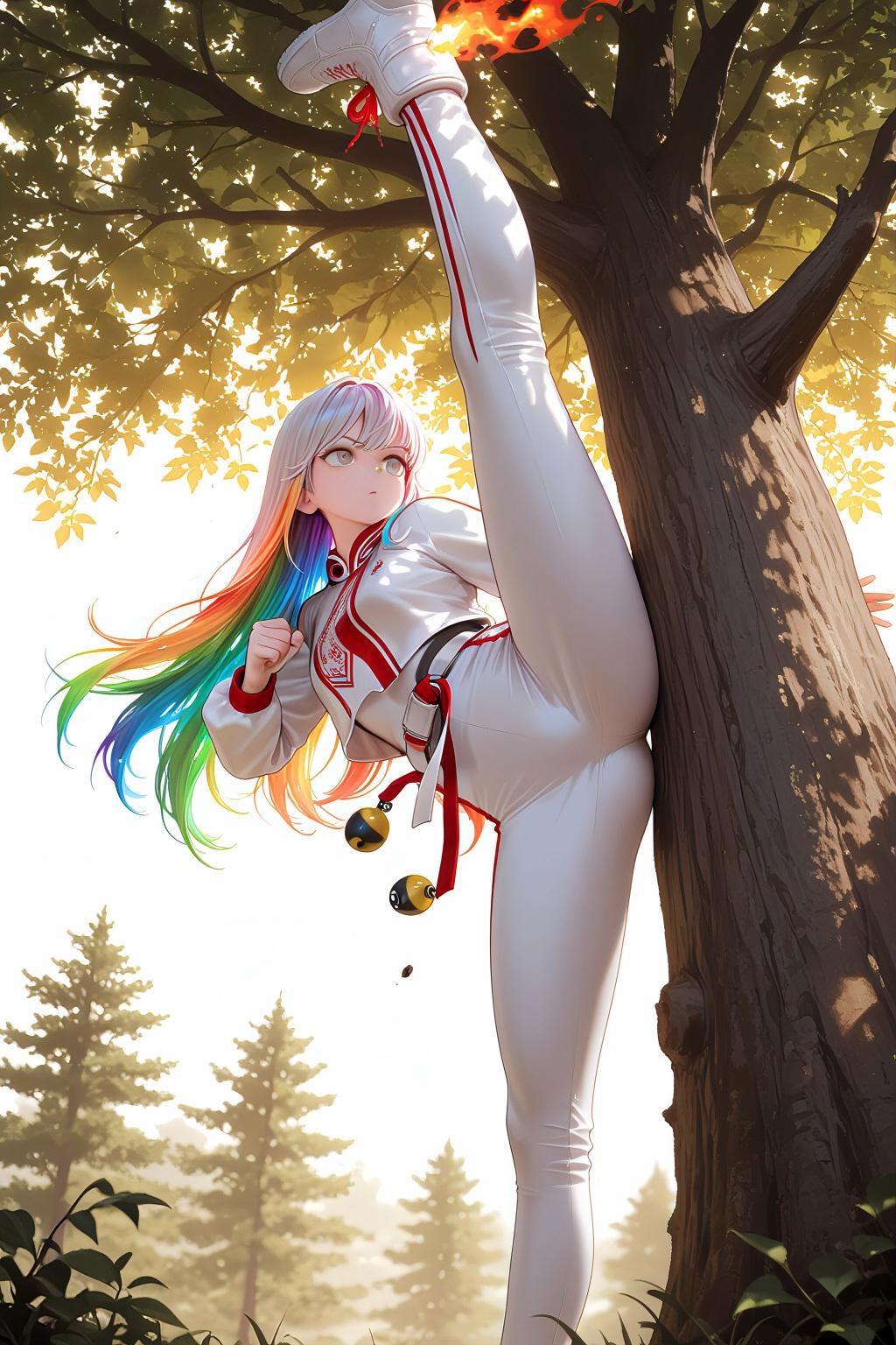 ちちぷい感謝のハイキック