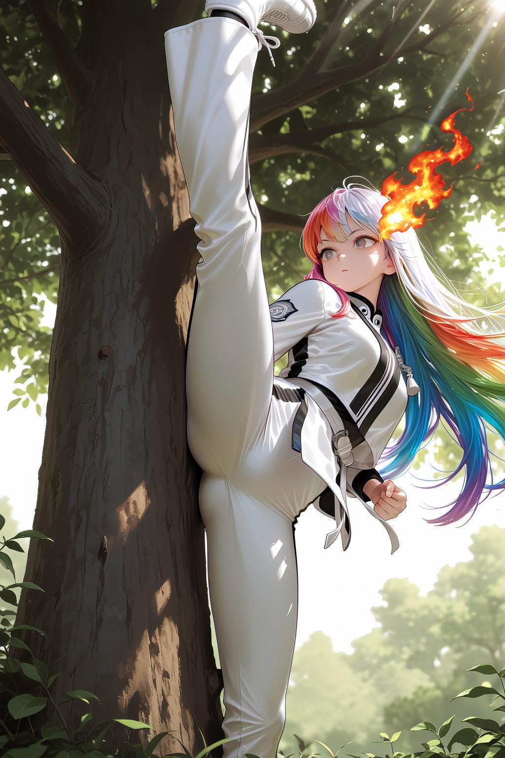 ちちぷい感謝のハイキック