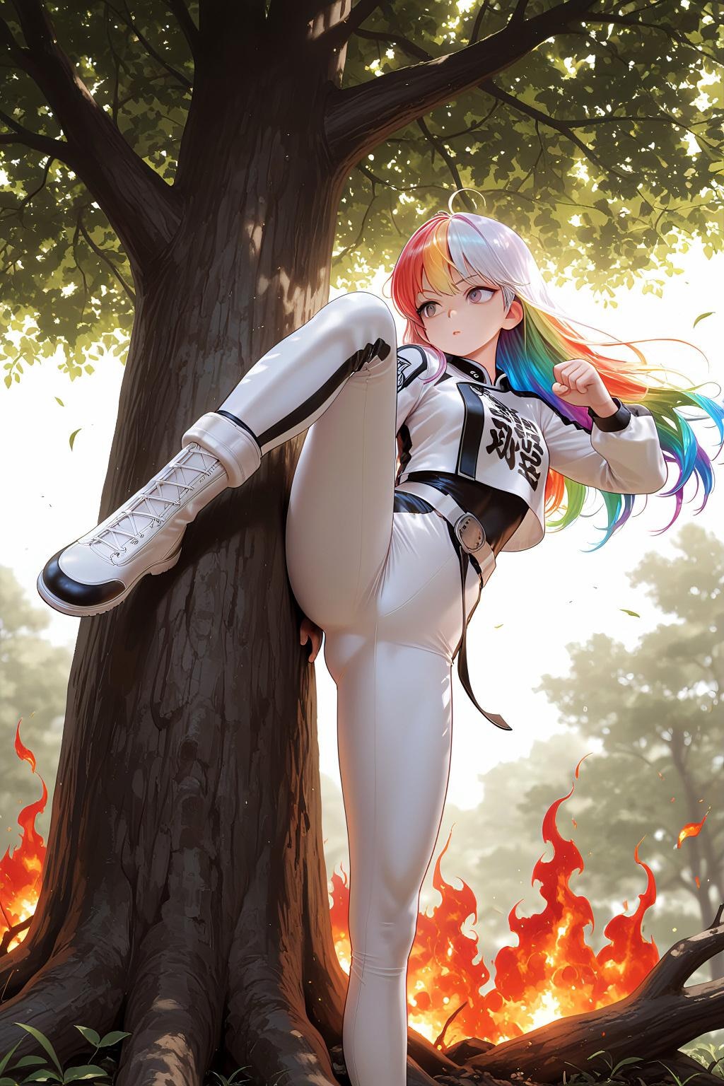 ちちぷい感謝のハイキック