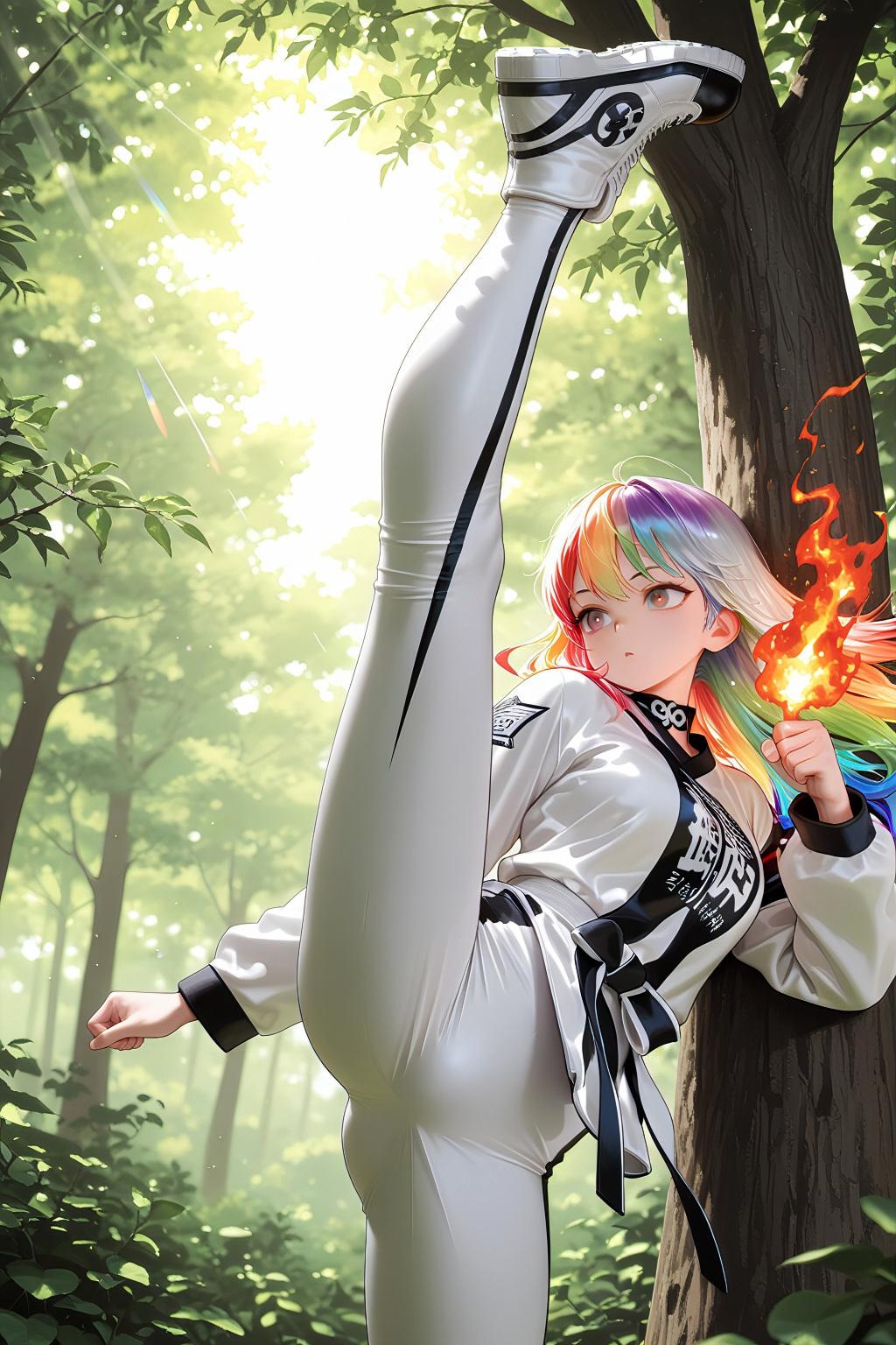 ちちぷい感謝のハイキック