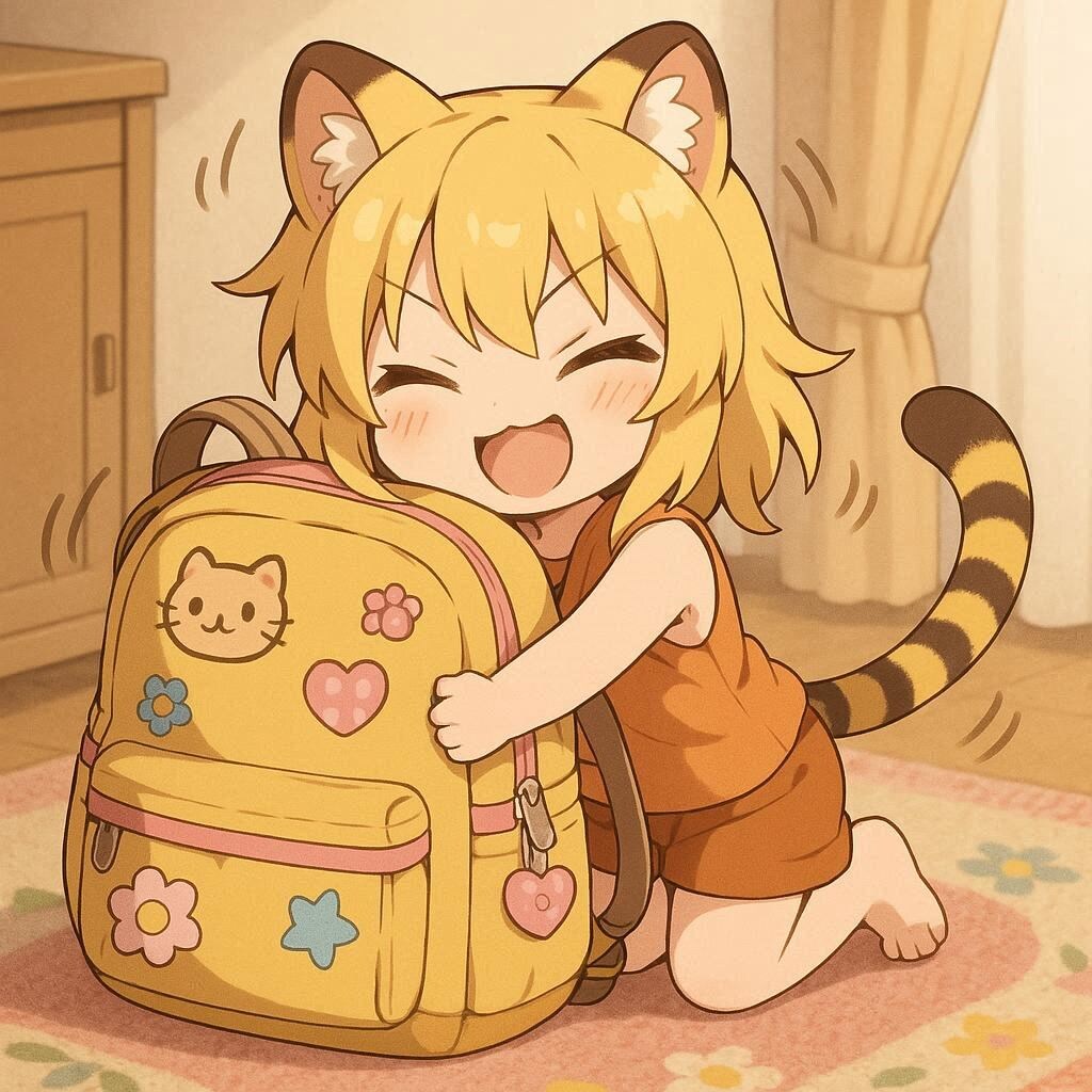 遠足が待ち遠しいちびちゃん