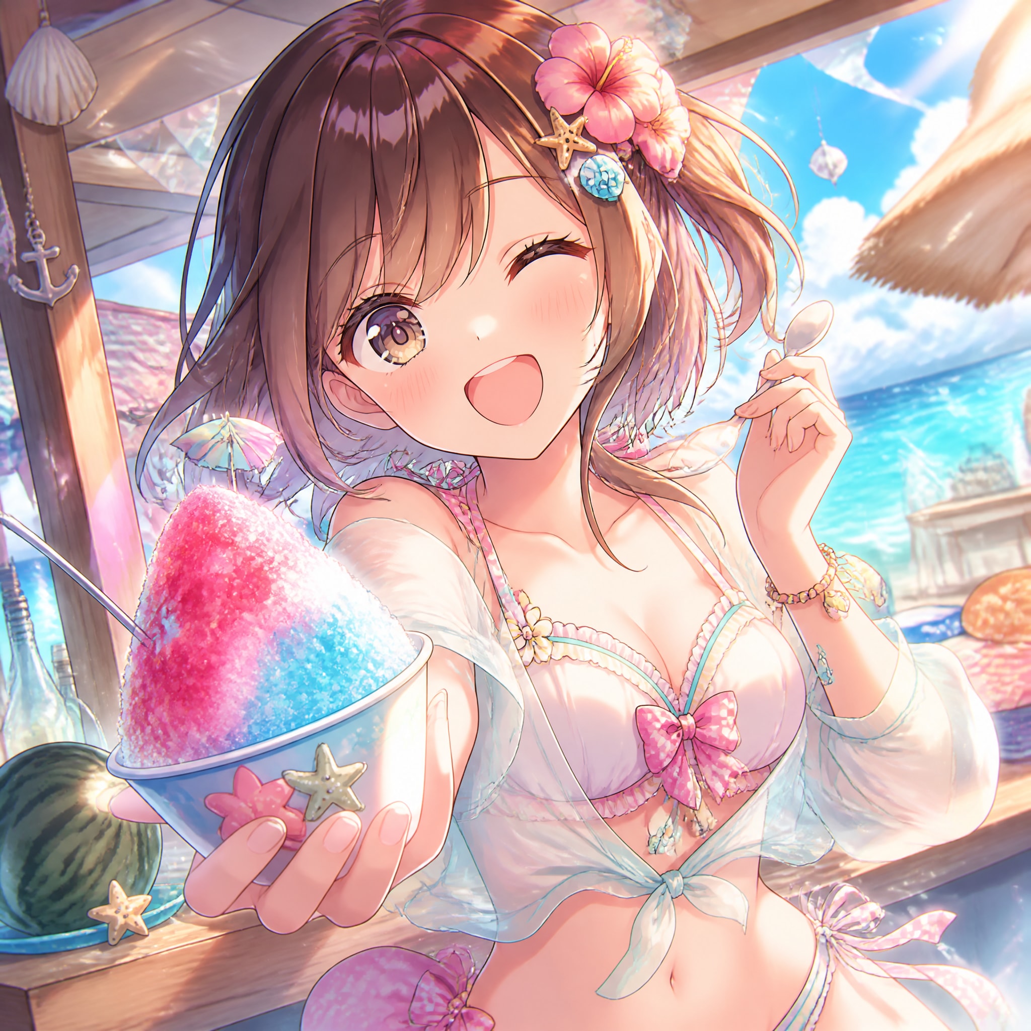 リゾートコレクション（７）3時のアイドル　GPTimages2.0 | の人気AIイラスト・グラビア