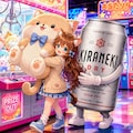 大きなぬいぐるみを抱きしめる小さな女の子 4枚目