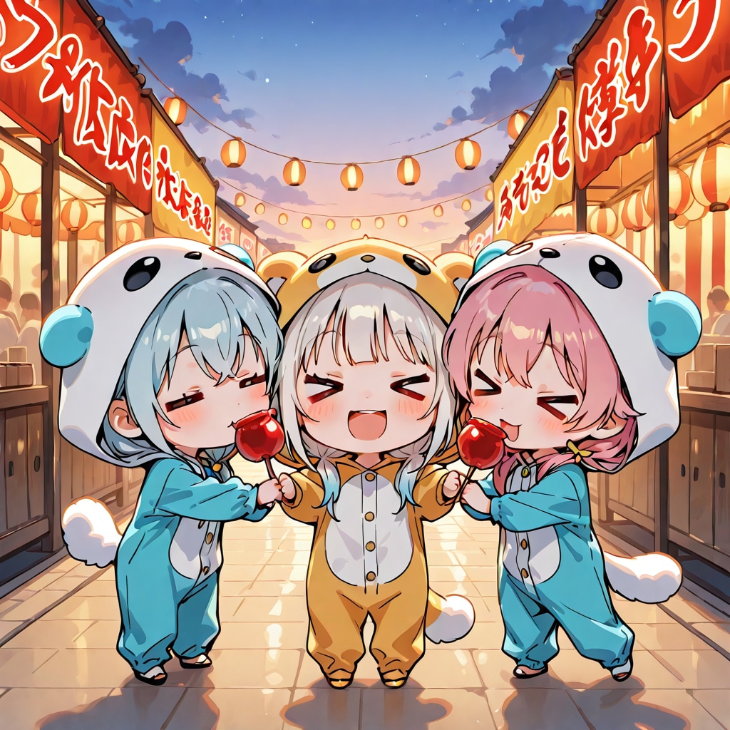 仲良しちゃんのお祭り