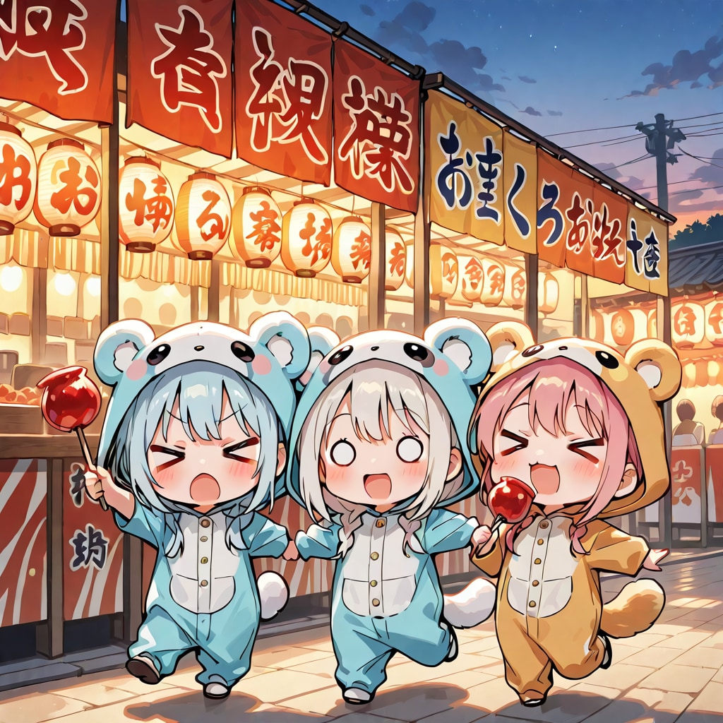 仲良しちゃんのお祭り