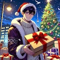 クリスマスプレゼントと、黒髪短髪男性★その1(10枚) 6枚目