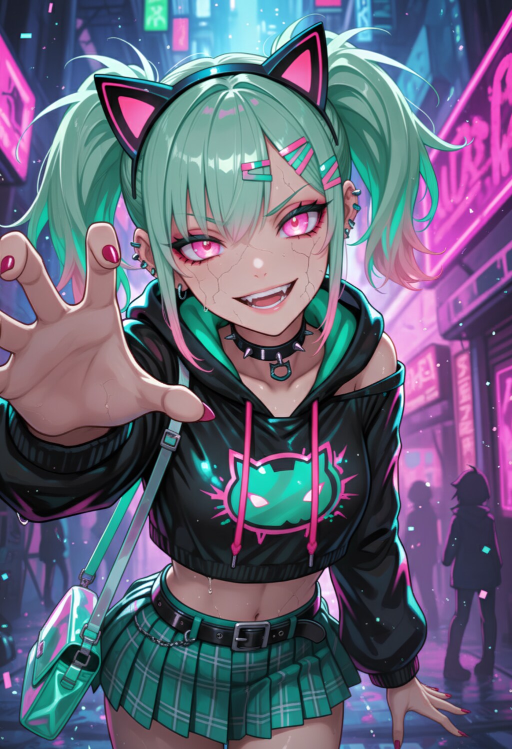 Neon Catgirl