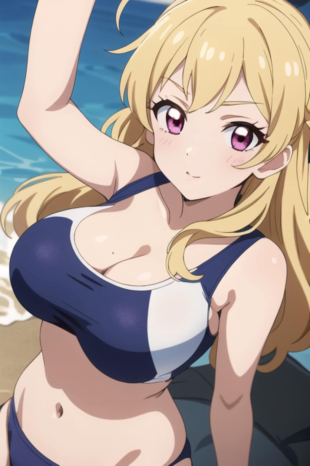 いちごちゃん水着撮影03