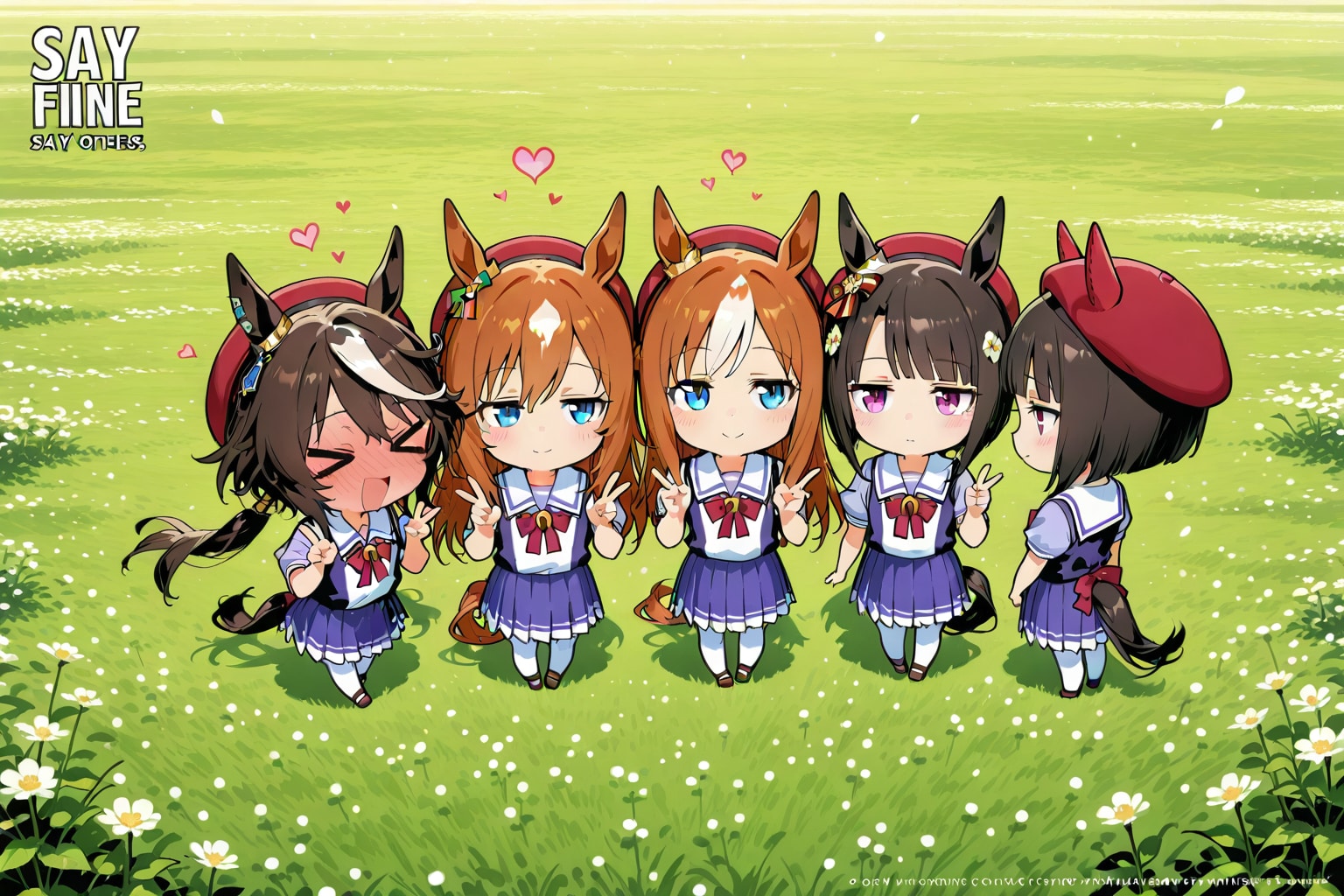 ウマちびちゃんはカワイイ-。 | の人気AIイラスト・グラビア