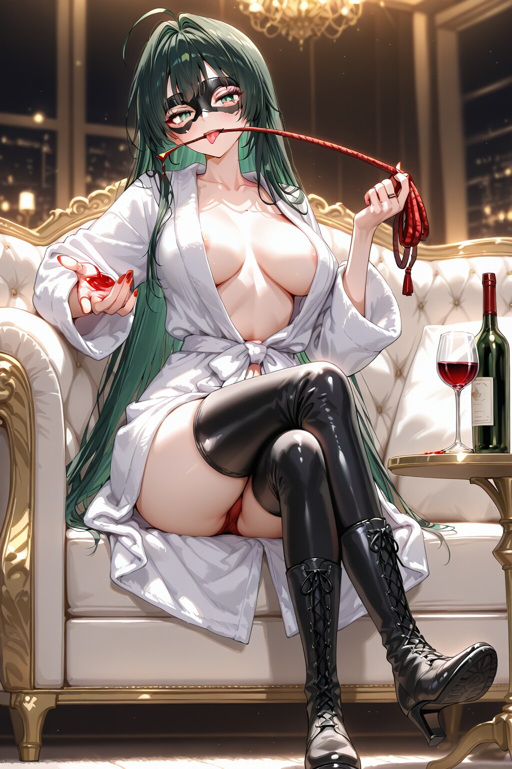 女敵幹部:こっちにきなさい？罰を与えてあげる