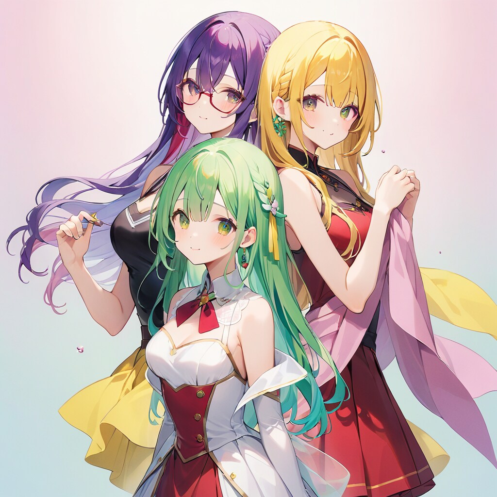 姫様の色だし練習🎵