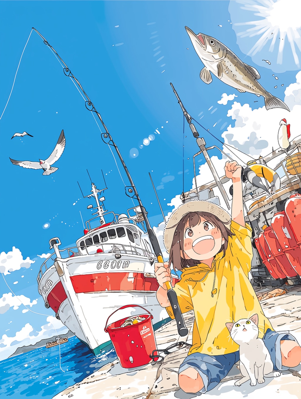 今日は釣り日和🎣✨