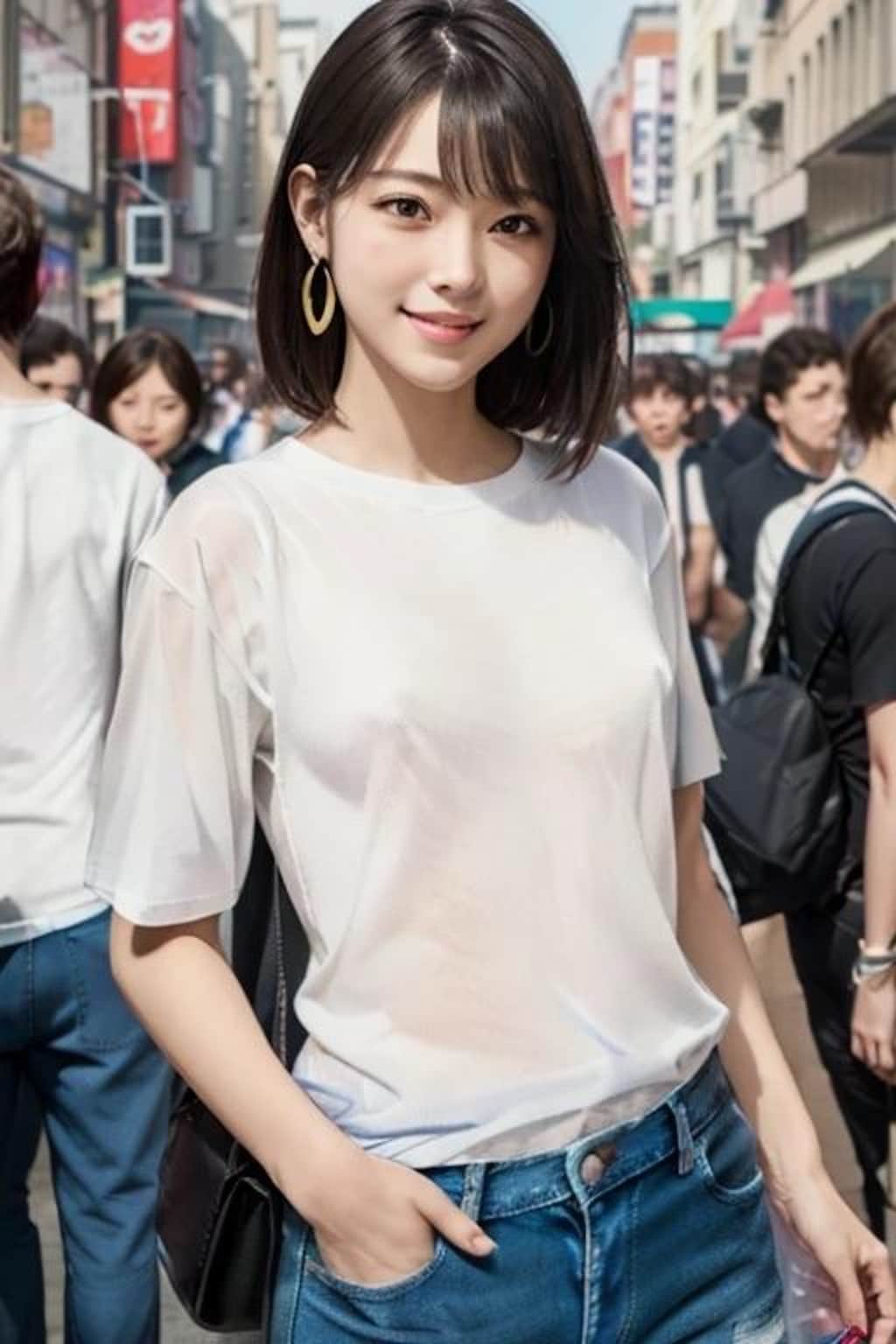 ちくぽち透け乳ムスメ②🔞