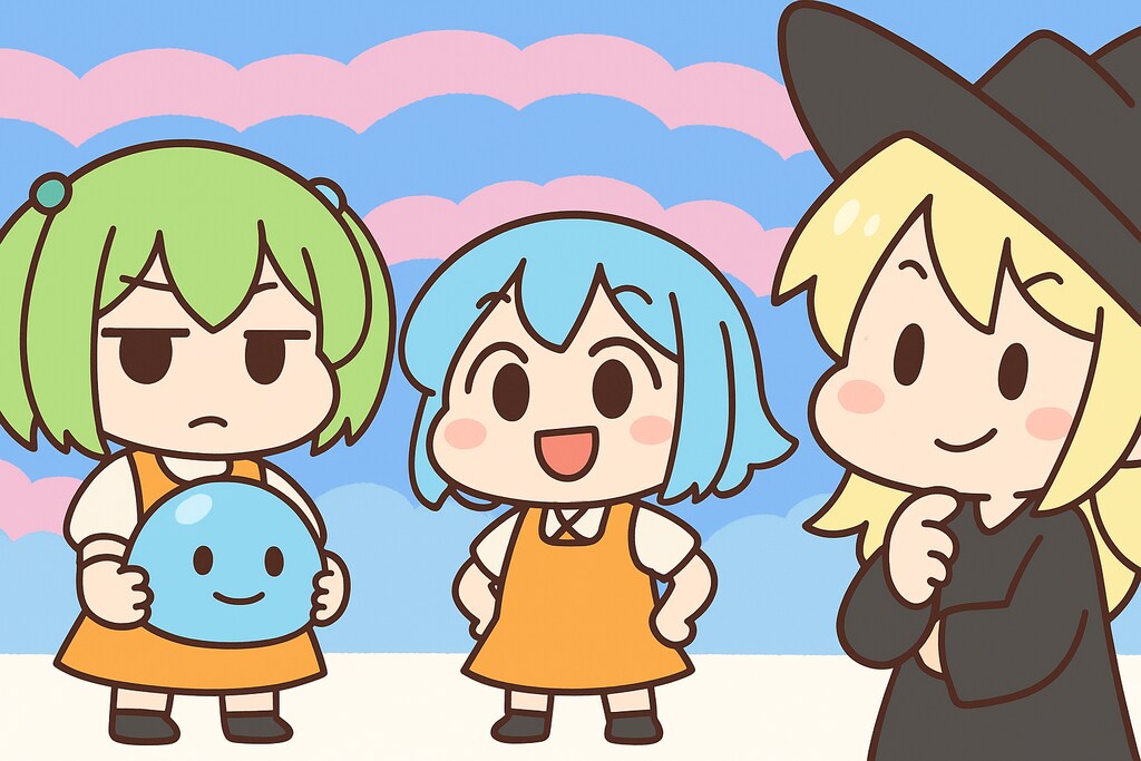 シャルシャ、ファルファ、アズサ