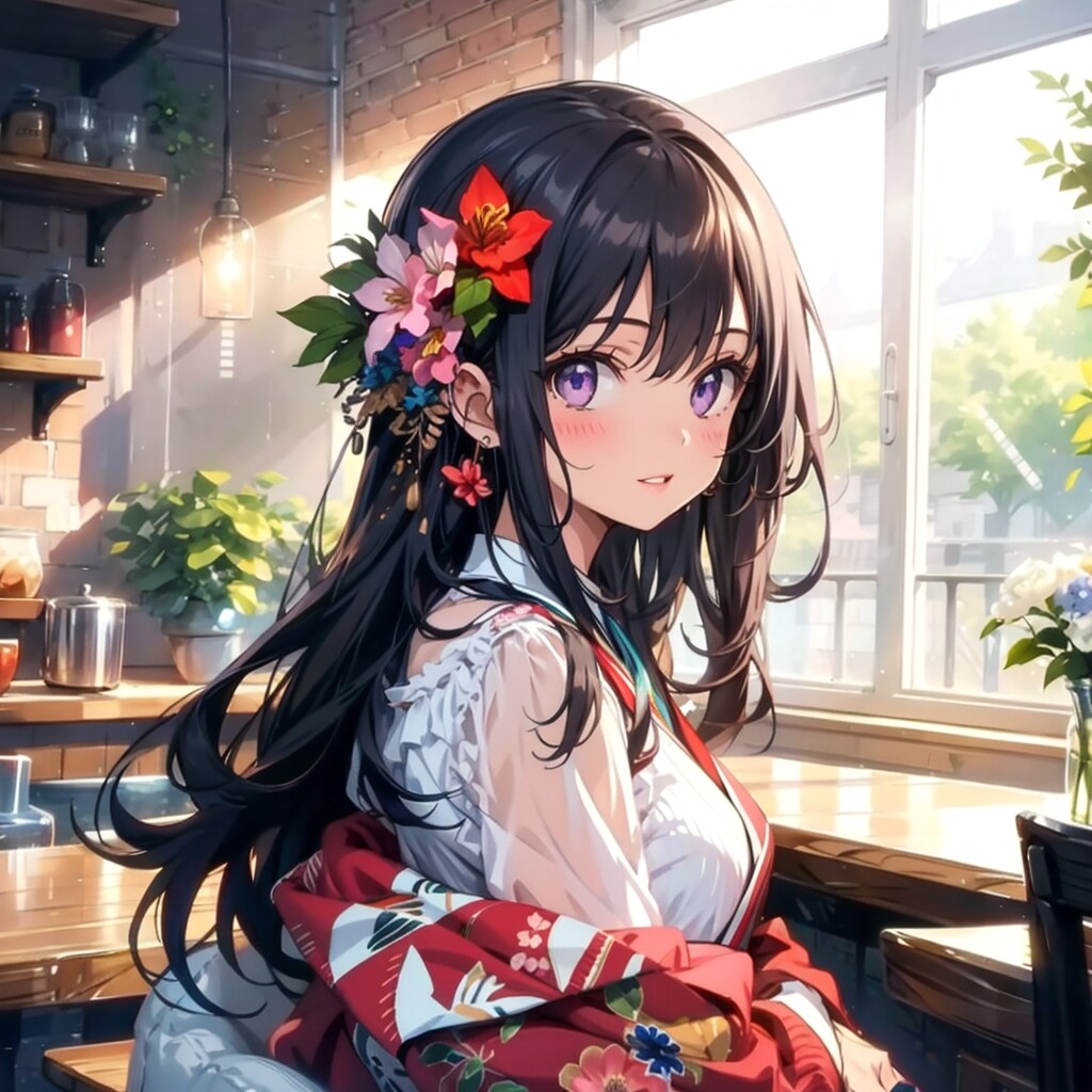 初めての晴れ着 | の人気AIイラスト・グラビア