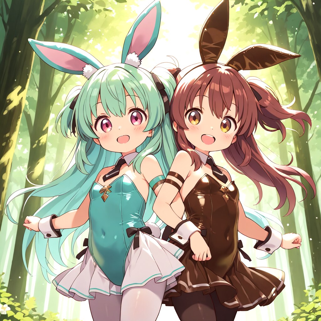 ちょこちゃんとみんとちゃん♡