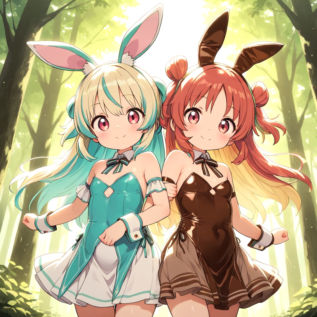 ちょこちゃんとみんとちゃん♡