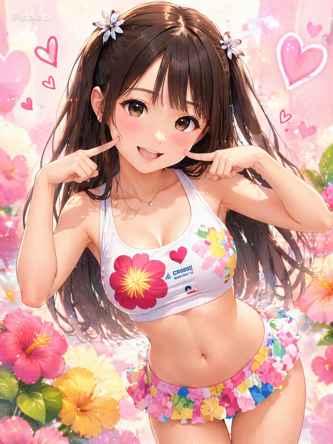 ミニスカートの可愛い女の子