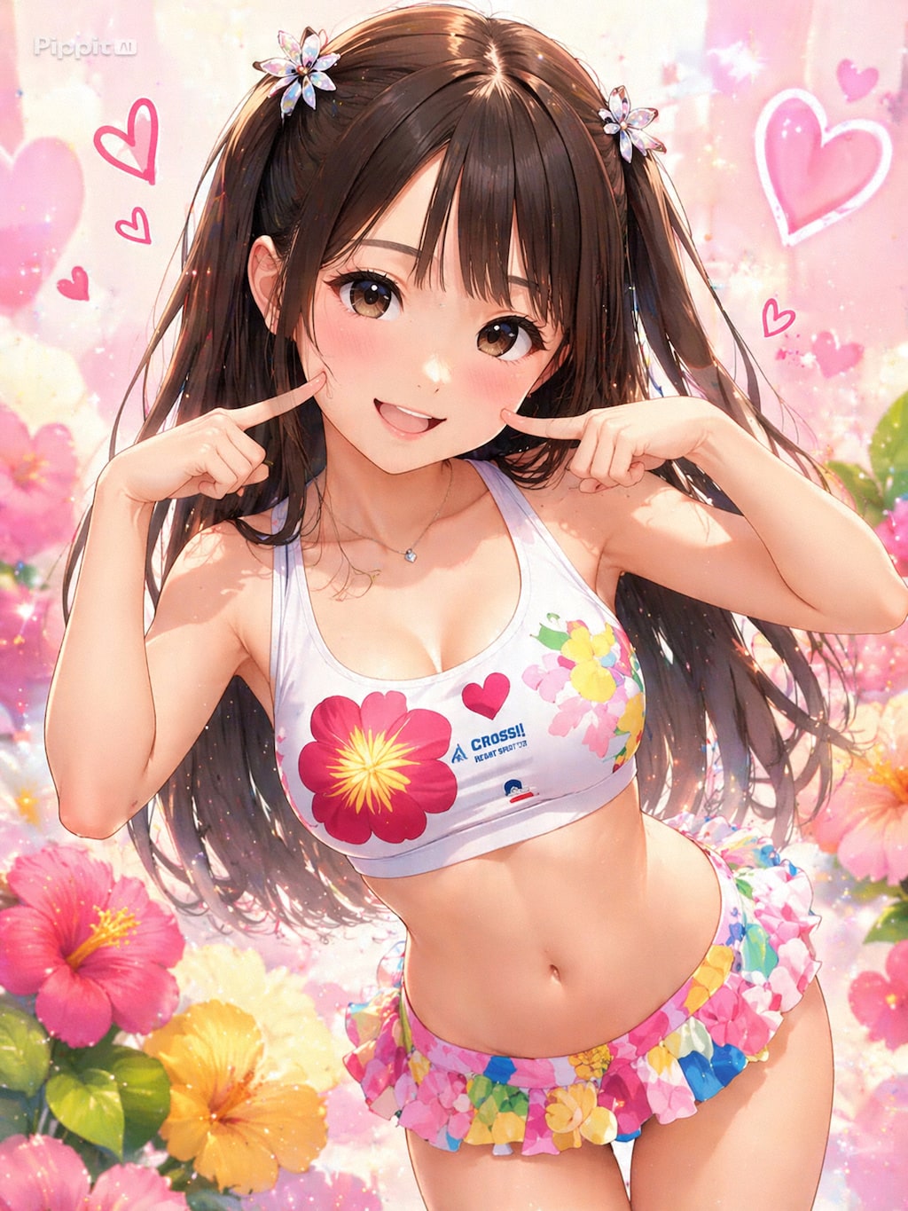 ミニスカートの可愛い女の子