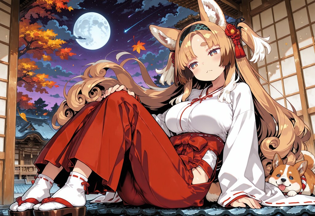 巫女装束　コギさん