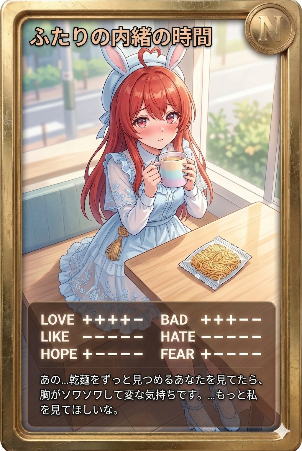 朝カード「ふたりの内緒の時間」