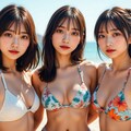 三つ子ビキニ 8枚目